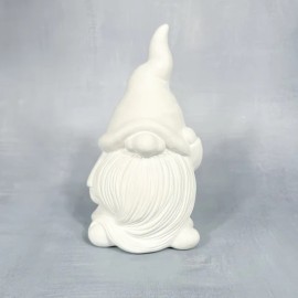 Ceramic Bisque Puddlewick Gnome